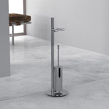 Фото Стойка Colombo Isole Piantane B9407N.CR напольная хром глянец