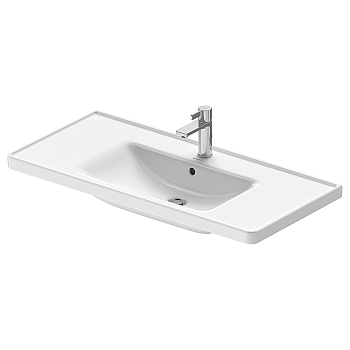 Фото Раковина Duravit D-Neo 23671000001 накладная 100 см, цвет белый