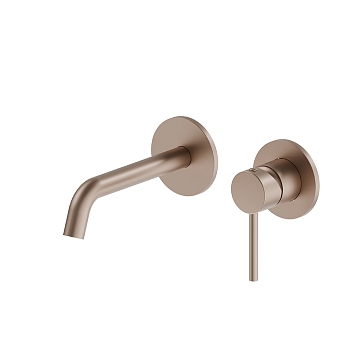 Фото Смеситель Newform XT 4228E.M0.072 для раковины, розовое золото матовое