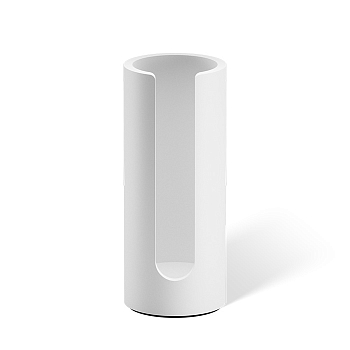 Фото Дозатор ватных дисков Decor Walther Stone 0973350 настольный, белый матовый