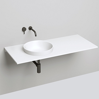 Фото Раковина Salini Marea 1802203M накладная 41.5 см, цвет белый матовый