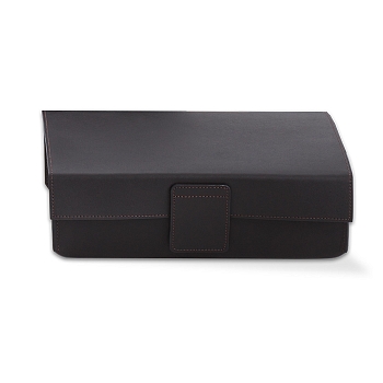 Фото Коробка Decor Walther Nappa 0938690 настольная 9x25x17 см, натуральная кожа, цвет: черно-коричневый