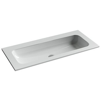 Фото Раковина Ceramicanova Grace CN7013wx мебельная 101 × 45,7 × 13,7 см, белый глянцевый