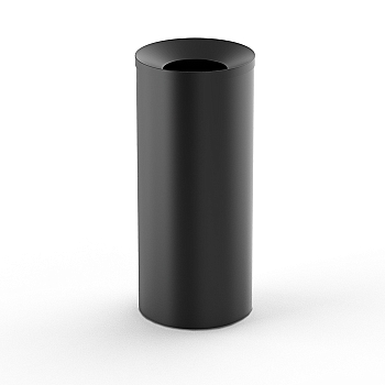 Фото Мусорный бак Decor Walther Basic 0615560 напольный 32 л, черный матовый