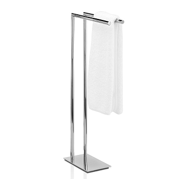Фото Стойка Decor Walther Straight 0504800 с полотенцедержателями 38xh80 см, хром