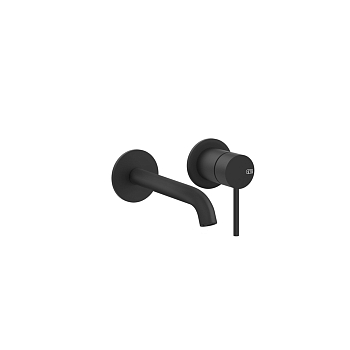 Фото Смеситель для раковины Gessi 316 54083#299 с изливом, черный матовый