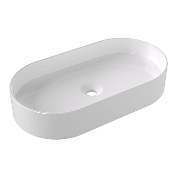 Фото Раковина Alice Hide 31120101 накладная 65 см, цвет белый глянцевый