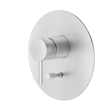 Фото Смеситель Newform X-Steel 316 69670EX.50.050 для душа с переключателем на 2 потока, нержавеющая сталь браш