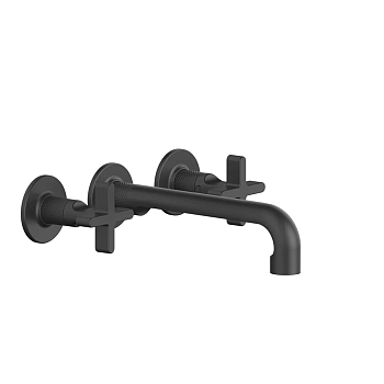 Фото Смеситель для раковины Gessi Inciso 58190#299, черный матовый