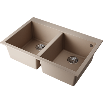 Фото Кухонная мойка Omoikiri Bosen 80-2-SA 4993838 бежевый