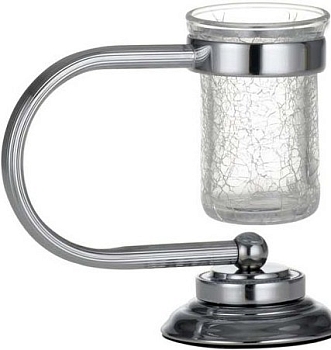 Фото Стакан Boheme Murano 10911-CR настольный хром