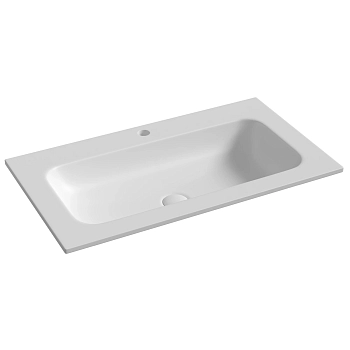 Фото Раковина Ceramicanova Grace CN7012MW мебельная 81 × 45,7 × 13,7 см, белый матовый
