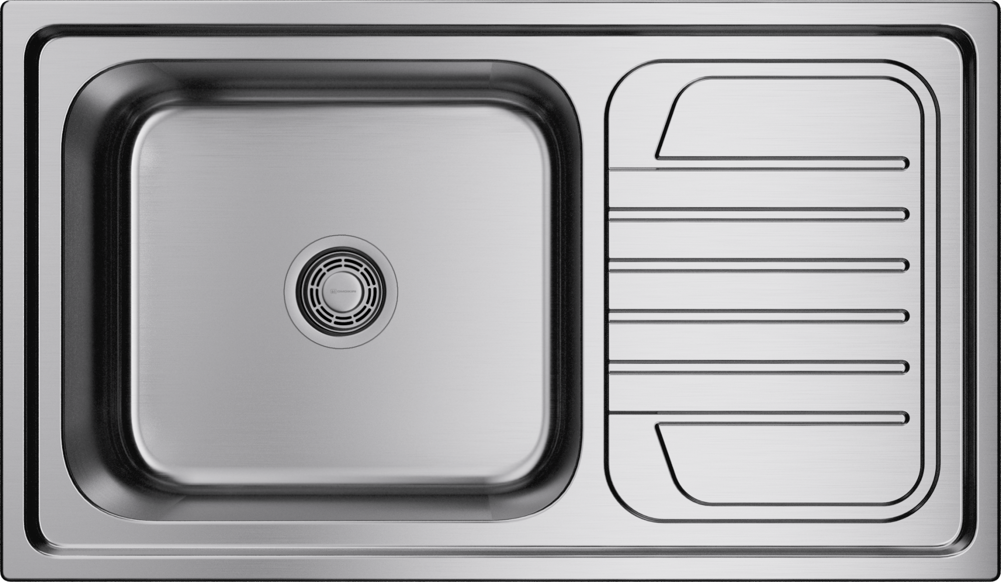 Фото Кухонная мойка Omoikiri Haruna 86-IN 4993451 нержавеющая сталь