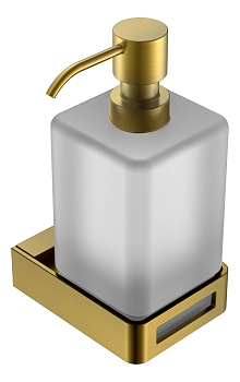 Фото Дозатор жидкого мыла Boheme Q 10957-BR подвесной бронза глянец