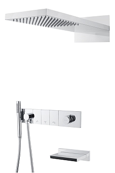 Фото Душевая система Boheme Zodiac 132-2-CR хром глянец