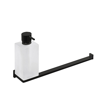 Фото Дозатор Colombo Look B1674.GM-VAN подвесной графит матовый/стекло матовое