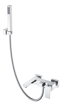 Фото Смеситель для ванны Boheme Qubic 473-CR хром