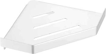 Фото Полка Boheme New Venturo 10318-NB угловая белый матовый 25 см