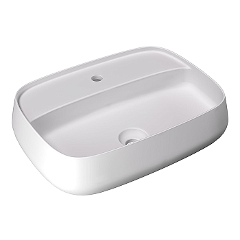 Фото Раковина Alice Nur 33210109 накладная 60 см, цвет белый матовый