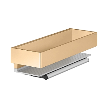 Фото Полка для ванной Keuco Edition 11 11159250000 подвесной brushed brass/aluminium