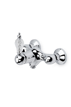 Фото Смеситель для душа Boheme Crystal 264-CRST хром глянец