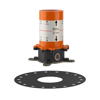 Фото Скрытая часть смесителя Gessi Emporio Via manzoni 38389#031 для ванны