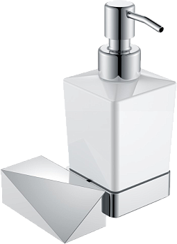 Фото Дозатор жидкого мыла Boheme New Venturo 10317-CR подвесной хром