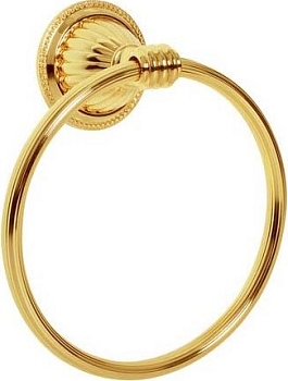 Фото Кольцо Boheme Hermitage 10354 для полотенец золото