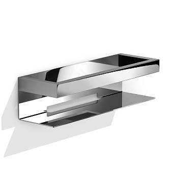 Фото Полка Decor Walther Contract 0651570 подвесная 30x9,5 см, сталь полированная