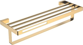 Фото Полка Boheme Q 10947-MW для полотенец Matt Gold 60 см