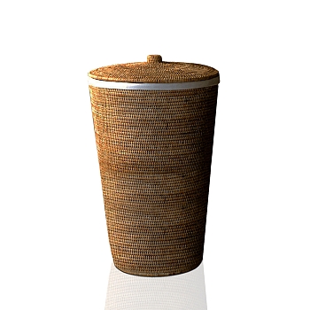 Фото Корзина для белья Decor Walther Basket 0922392 напольная 40x65 см, ротанг темный