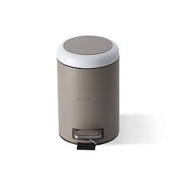 Фото Ведро Decor Walther Brownie 0939549 напольное 3 л, имитация кожи цвет: тауп