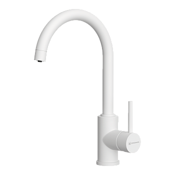 Фото Смеситель для кухни Omoikiri Shinagawa 2 Plus-WH 4994404 белый