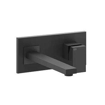 Фото Смеситель для раковины Gessi Rettangolo 44836#299, черный матовый