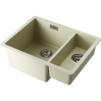 Фото Кухонная мойка Omoikiri Kata 55-2-U-BE 4993387 ваниль