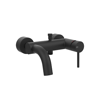 Фото Смеситель для ванны Gessi Emporio Via tortona 18613#299, black XL, черный матовый