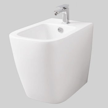 Фото Биде напольное Artceram A16 ASB005 05 00 белый матовый/хром
