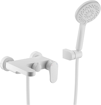 Фото Смеситель для ванны Boheme Spectre 453-MW белый матовый