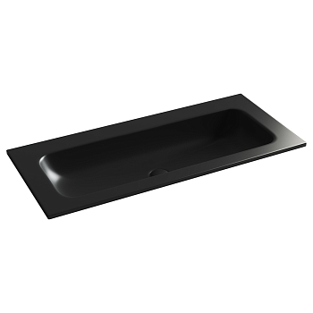 Фото Раковина Ceramicanova Grace CN7013MBwx мебельная 101 × 45,7 × 13,7 см, черный матовый