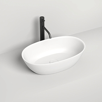 Фото Раковина Salini Sofia 1101206SM накладная 56 см, цвет белый матовый