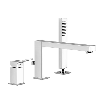 Фото Смеситель на борт ванны Gessi Rettangolo K 53037#031, хром