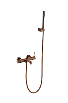 Фото Смеситель для ванны Boheme Uno 463-BRB бронза браш