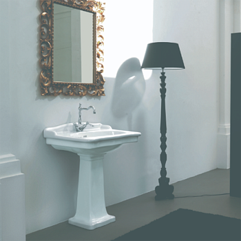 Фото Раковина Artceram Hermitage HEL004 01 00  bi*1 подвесная 112 см, цвет белый