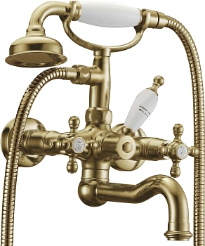 Фото Смеситель для ванны Boheme Medici Presente 313 бронза глянец