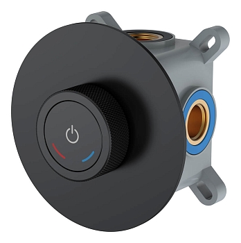 Фото Смеситель для душа Boheme Tech 154-4-B черный матовый