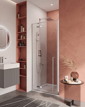 Фото Душевая дверь Cezares LINER-B-12-90-C-Cr-L