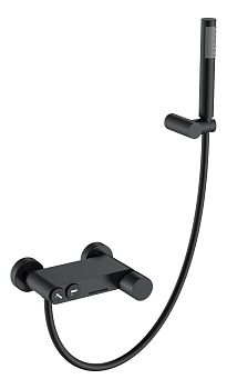 Фото Смеситель для ванны Boheme Stick 123-BB черный