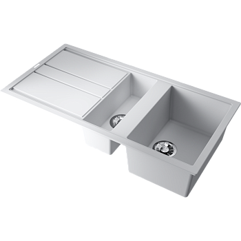 Фото Кухонная мойка Omoikiri Kitagawa 100-2-WH 4993803 белый