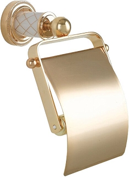 Фото Держатель туалетной бумаги Boheme Murano 10901-W-G золото