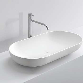 Фото Раковина Milldue Раковины 8888.19*0 Bianco Opaco накладная 81 см, цвет белый